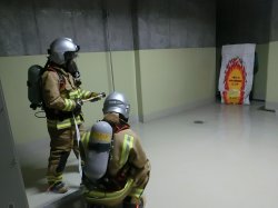【訓練】自衛消防隊による消火活動