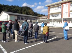 河原中学校視察