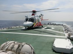 おきへのヘリ着艦