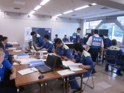 原子力防災図上訓練