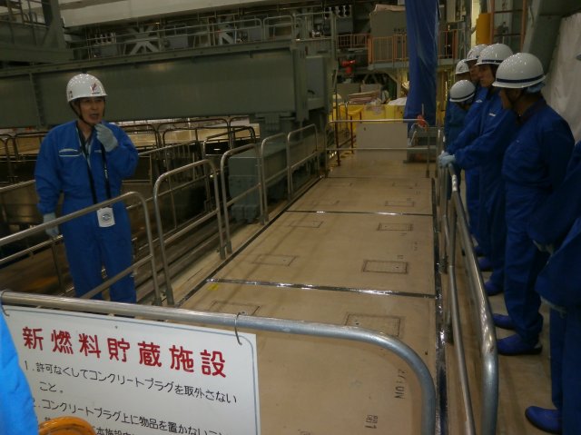 新燃料の貯蔵状況