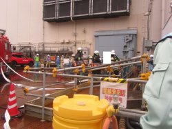 松江消防との合同本部運営訓練