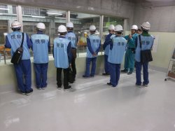 ３号機原子炉建屋内部の視察