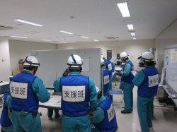 大量注水車による代替注水訓練(2)