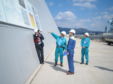 安全対策実施状況（防波壁の強化）