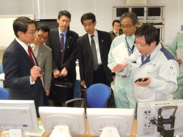 島根原子力防災センター視察の様子