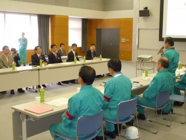 島根原子力発電所　概要説明の様子