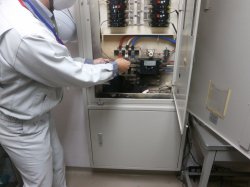 現場確認の様子