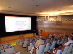 中国電力(株)島根原子力館での研修風景