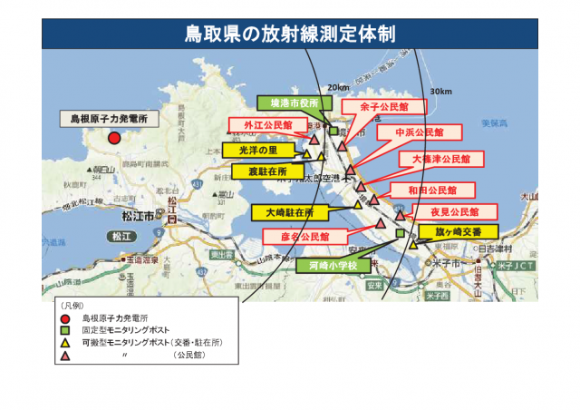 モニタリングポスト設置位置
