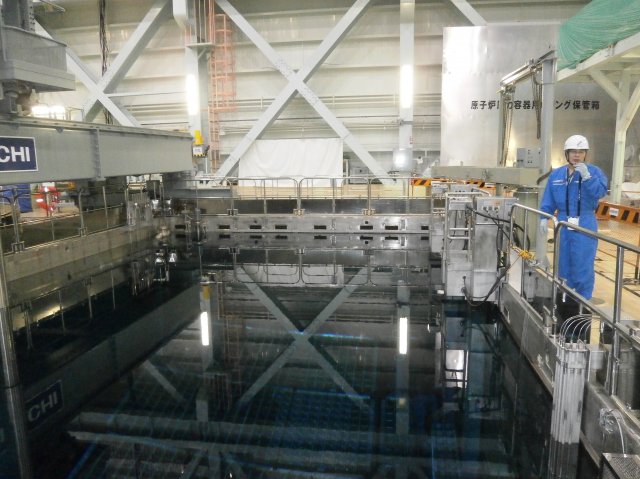 使用済燃料の燃料プールでの保管状況